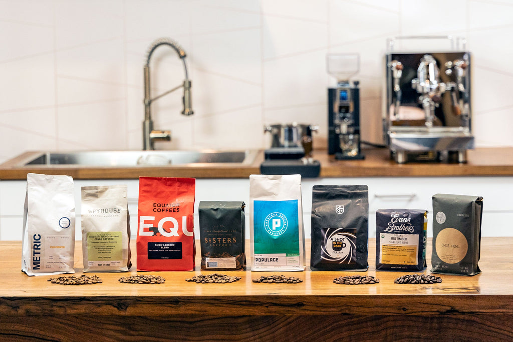 Coffee bags, from Clive Coffee, lifestyle