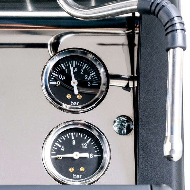 LUCCA A53 Pro Espresso Machine gauge knockout - by Clive Coffee