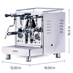 LUCCA M58 Espresso Machine dimensions