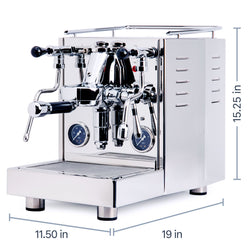 LUCCA X58 Espresso Machine dimensions