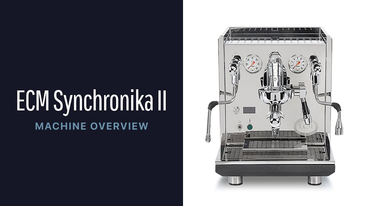 ECM Synchronika II, From Clive Coffee, Overview Video on YouTube