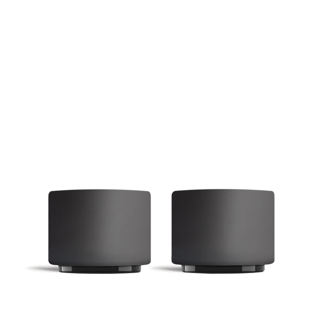 Fellow Monty cups - matte black, demitasse, set of 2
