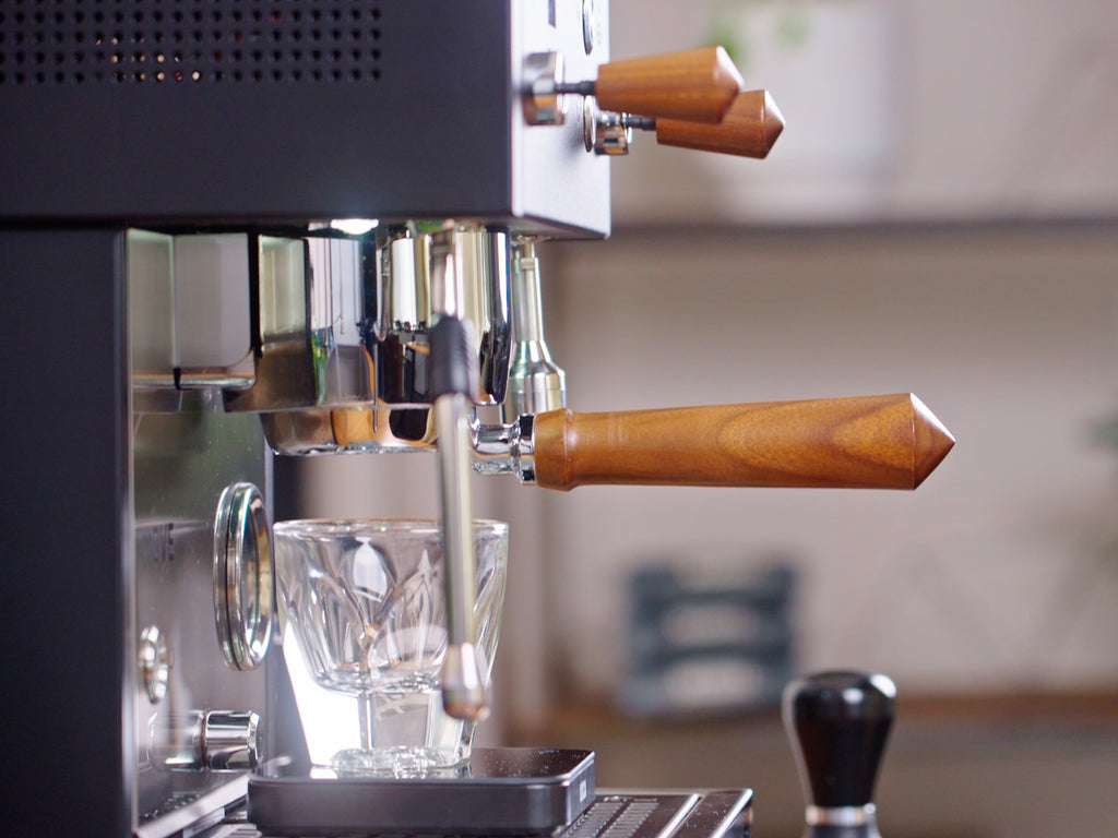 side video of the Profitec MOVE espresso machine lifestyle by Clive Coffee
