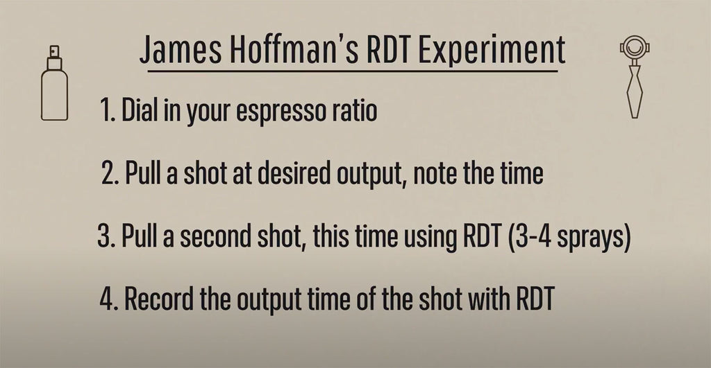 James Hoffmann's RDT experiment graphic