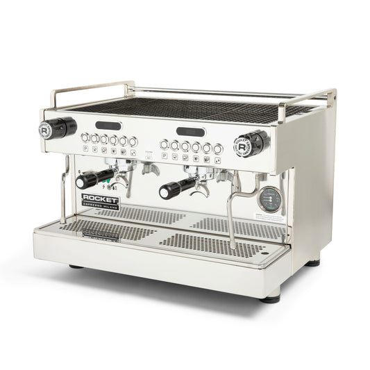 Rocket Boxer Timer Evo Commercial Espresso Machine - 2 Group